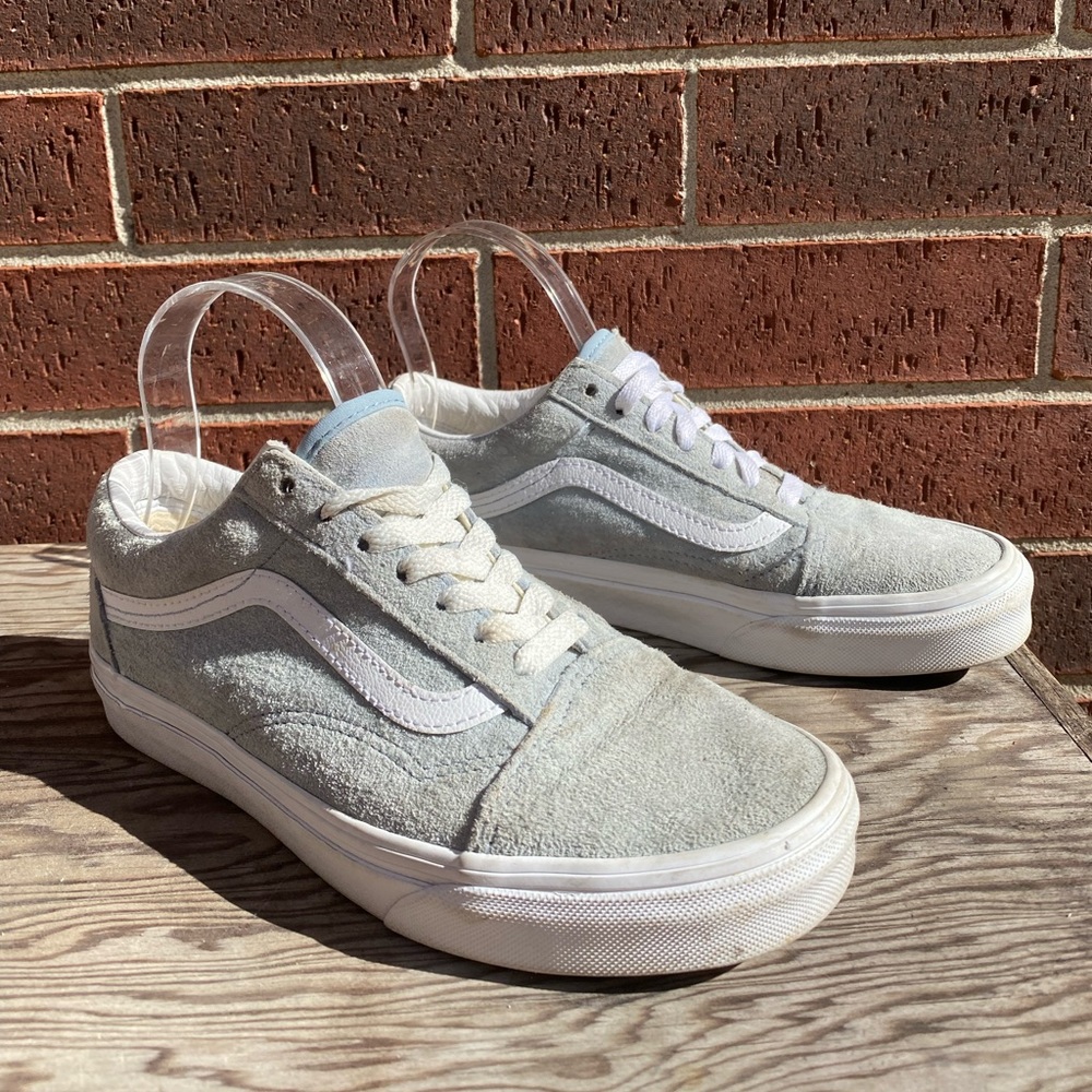Grey Suede Old Skool Sk8 Vans